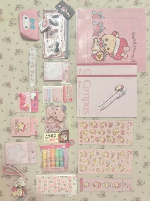 Kawaii Stationery Scoop- Pastel Rainbow
